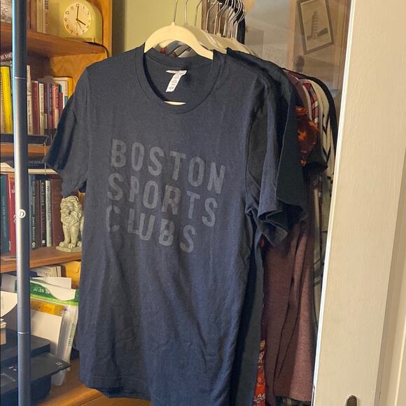 Bella Canvas Black Boston Sports Club t-Shirt - Picture 1 of 4